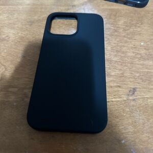 Black Silicone case for the 15 pro max
